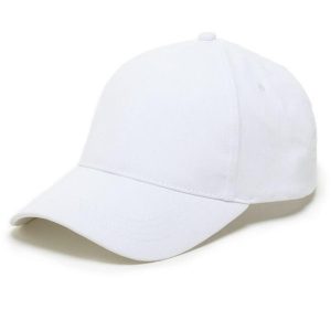 Wholesale High Quality Plain Curved Base Ballcap 9fifty | White