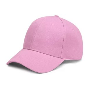 Wholesale High Quality Plain Curved Base Ballcap 9fifty | Baby Pink