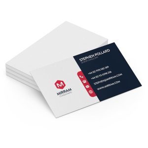 One Sided Business Card