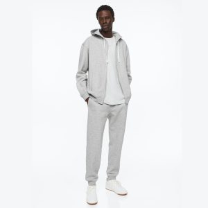 Custom Plain High Quality Hoodie with Zip & Jogger Pair on Wholesale | Any color