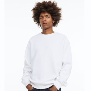 Plain High Quality Sweatshirt | White on Wholesale