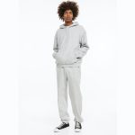 Plain High Quality Hoodie & Jogger Pair on Wholesale | Light Grey