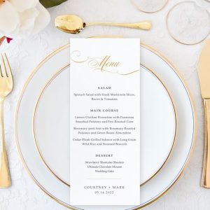 Food & Drink Menus