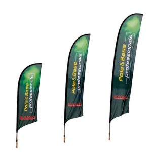 Flying Banners With Ground Spike | Any size