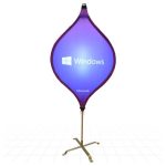 Lantern Banner Stand | 80 Cm by 240 cm