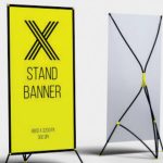 Outdoor X  Banner Stand | 80 Cm By 160 Cm