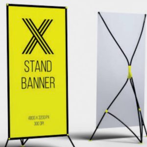 Outdoor X Banner Stand | 80 Cm By 160 Cm