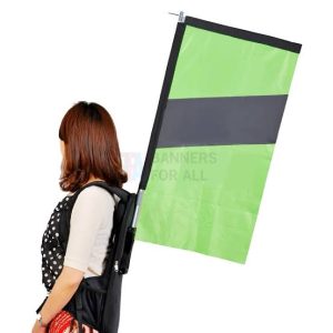 Rectangular Back Pack Banner | 45 Cm By 90 Cm