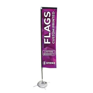 Rectangular Banner with Water Tank base | Any size
