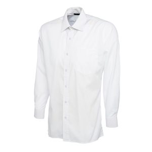 Custom Manufactured Brandable long Sleeve Work Shirt | White