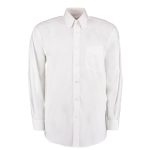 Custom Manufactured Button Down Brandable Long Sleeve Work Shirt | white