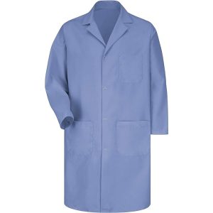 Professional High Quality Polycotton Plain Lab Coat | Blue