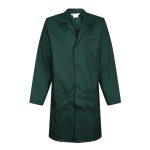 Professional High Quality Polycotton Plain Lab Coat | Green