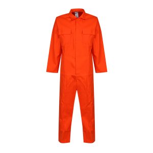 Protective Plain Work Overall | Orange