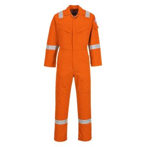 Protective Work Overall With Reflective | Orange