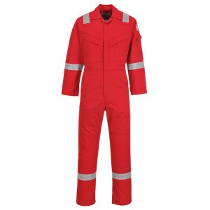 Protective Work Overall With Reflective | Red