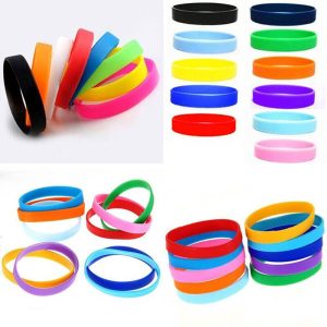 Plain Rubber Wristbands | All Colors