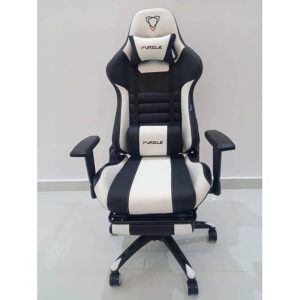 Ergonomic Furgle Gaming Chair | White & Black