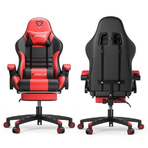 Ergonomic Furgle Gaming Chair | Red & Black