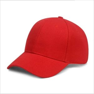Wholesale High Quality Plain Curved Base Ballcap 9fifty | Red