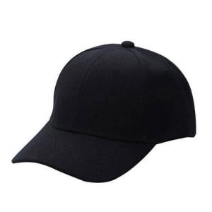 Wholesale High Quality Plain Curved Base Ballcap | Black